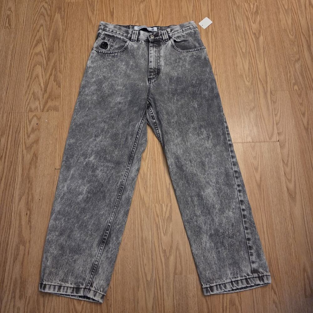 POLAR SKATE CO. '93! DENIM JEANS Stone Wash Size 28x30 Y2K Skateboard